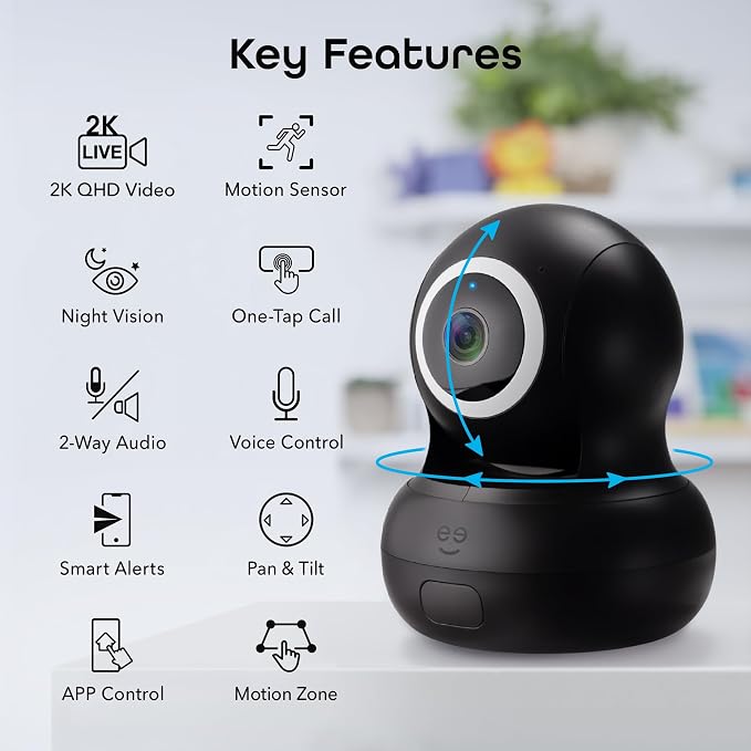Geeni Sentinel Smart 2K Indoor Security Camera - Image 2