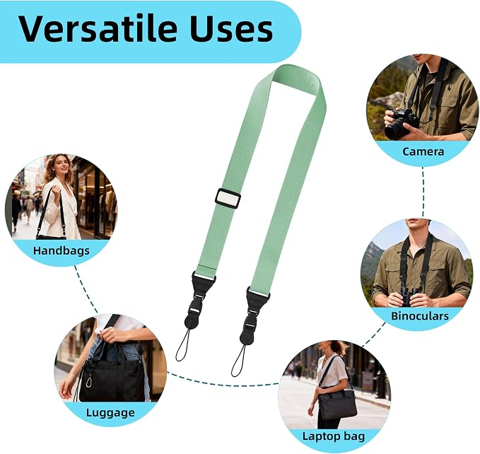 Adjustable Shoulder Strap:Comfortable iPad Strap Nylon Neck Lanyard - Image 8
