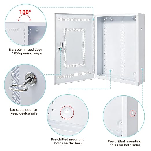 XMK 20 Inch Structured Wiring Enclosure - Image 4