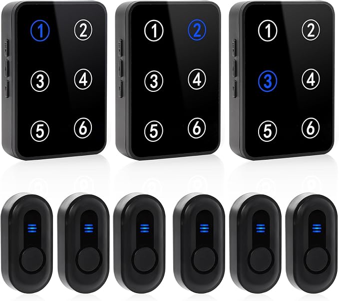 Caregiver Pager Wireless Call Button Emergency Life Alert Systems 500Ft Range by SANJIEGuardSecurity