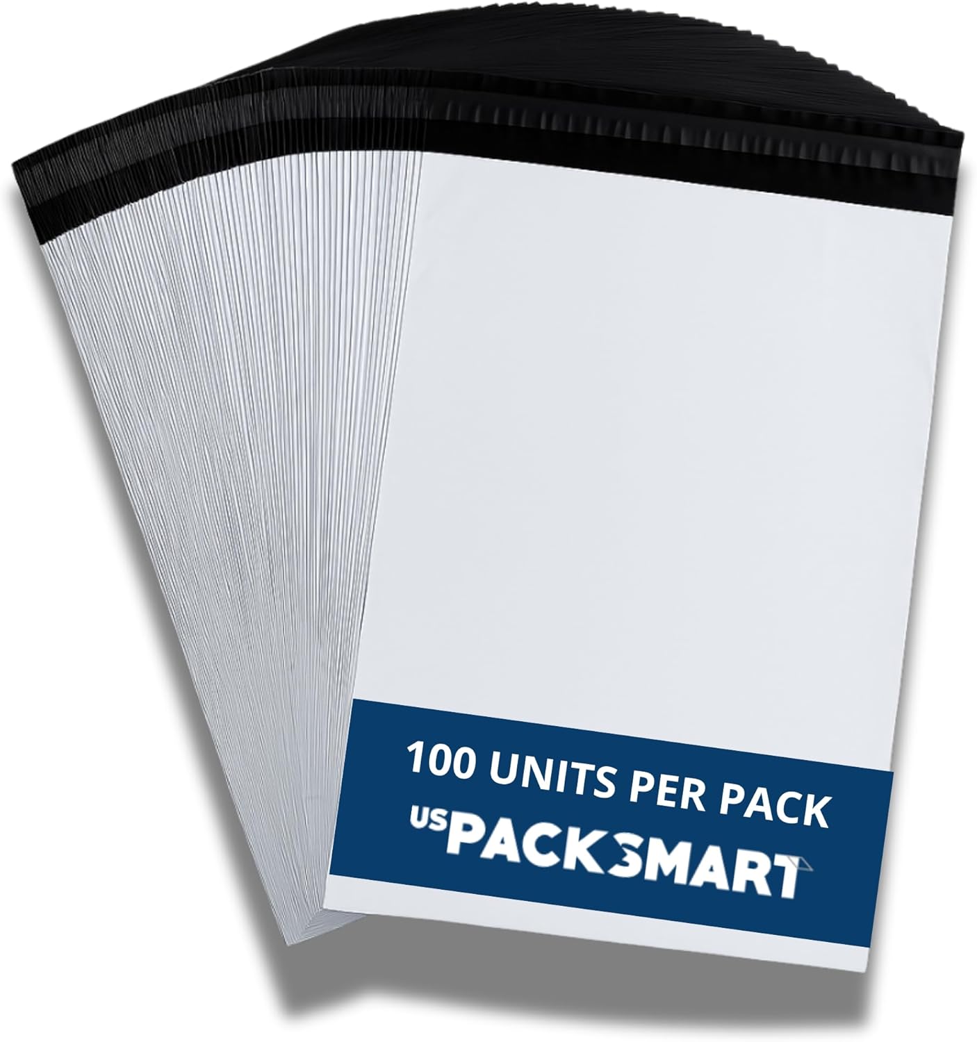 White Plastic Poly Mailers 10"x13" | Shipping Bags for Clothing, Books & Accessories | Durable Shipping Envelopes | Waterproof and Tear-Proof with Strong Self-sealing Adhesive | 100-Pack