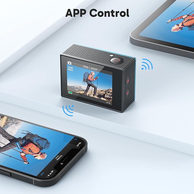 AKASO EK7000 4K30FPS 20MP WiFi Action Camera - Image 7