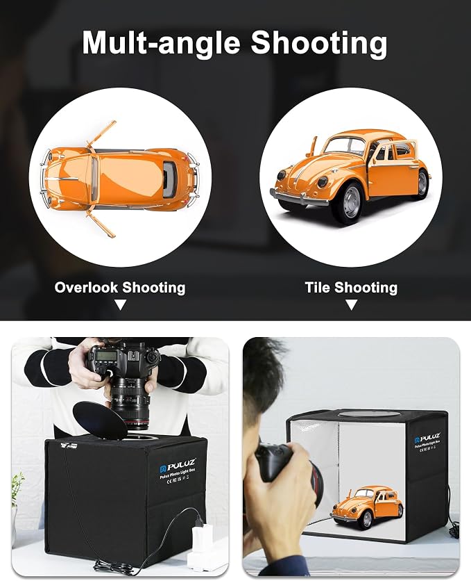 PULUZ Mini Photo Studio Light Box, Photo Shooting Tent kit, Portable Folding - Image 3