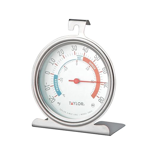 Taylor 5924 Large Dial Kitchen Refrigerator and Freezer Analog Thermometer - Image 5