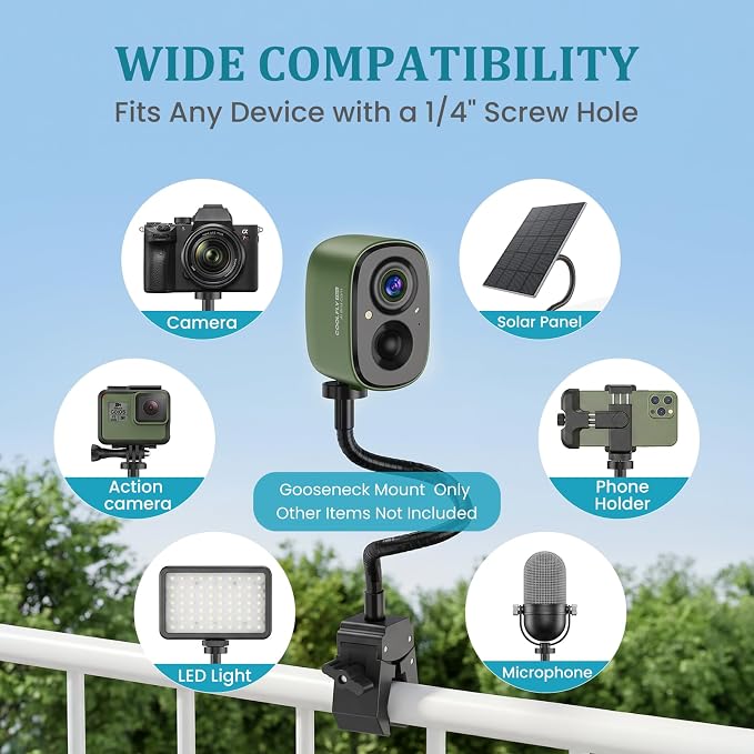 Gooseneck Clamp Camera Mount - Image 5