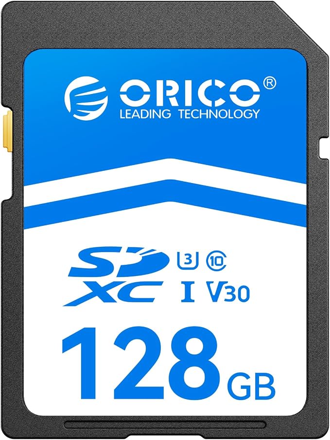 ORICO 128GB SDXC UHS-I Memory Card, 4K Full HD, 4K Video SD Card by ORICO