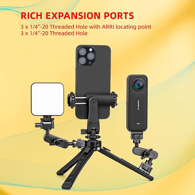 Zeadio Heavy Duty Metal Camera Tripod Stand - Image 7