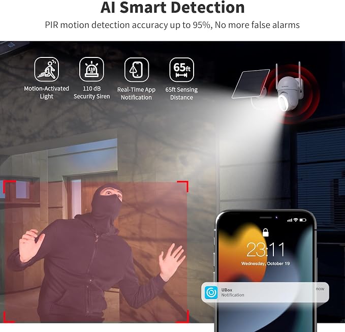 SEHMUA Solar Security Cameras Wireless Outdoor - Image 7
