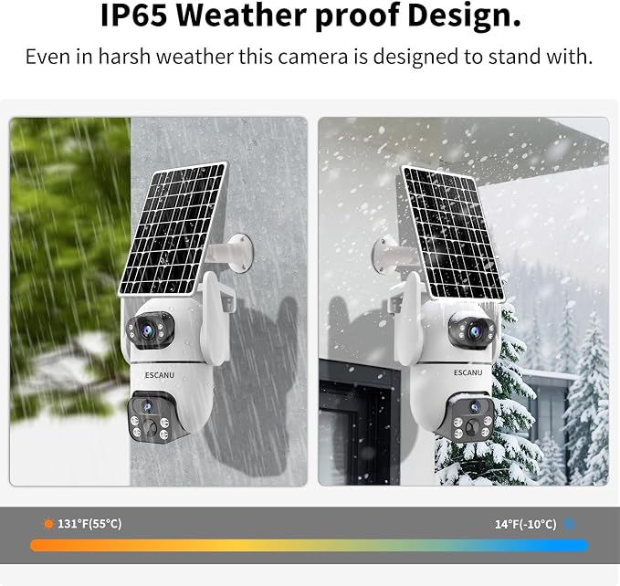 ESCANU Solar Security Cameras Outdoor Wireless, Cameras - Image 9