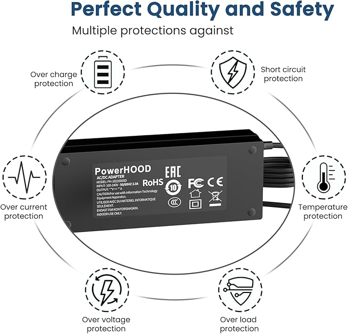 12V AC/DC Adapter Compatible - Image 4