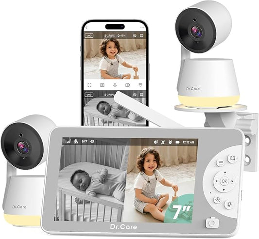 Dr.Care LumiView Max Smart WiFi Baby Monitor by DrCare