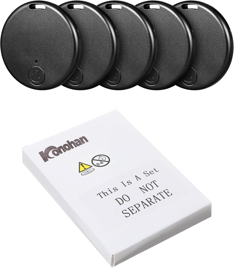 Konohan 5 Packs Smart Tracker Tag Item Finder Portable GPS Tracking Mobile - Image 8