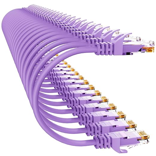 Cat 6 Ethernet Cable 2FT, Cat6 Ethernet Patch Cable 10Gbps, High-Speed UTP Cat6 by 10Gsupxsel