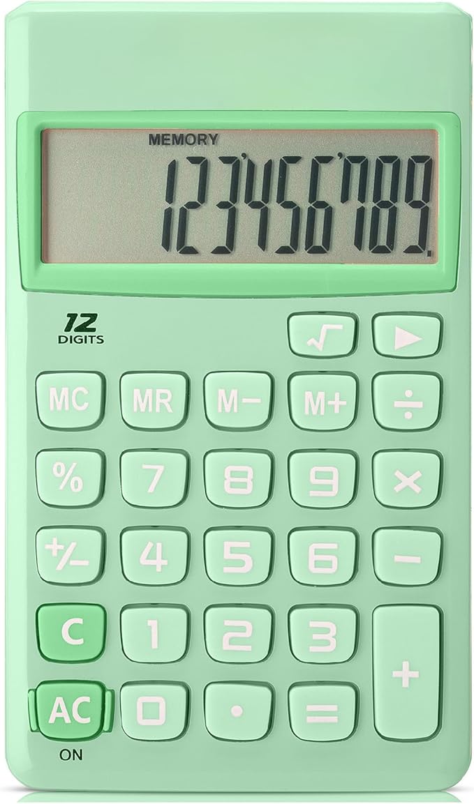 Mr. Pen- Standard Function Calculator, 12 Digits, Small Calculator, Pastel by MrPen