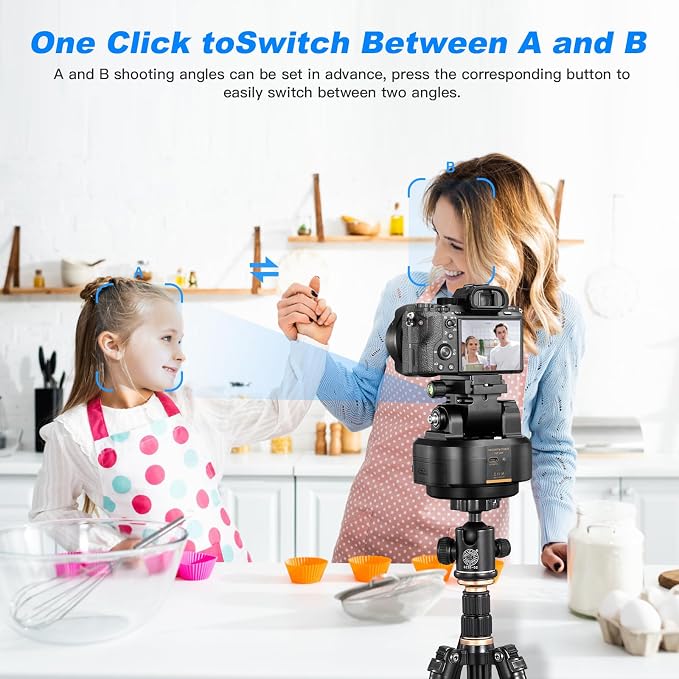Soonpho M6 Auto Face Tracking Motorized Rotating Panoramic Tripod Head - Image 4