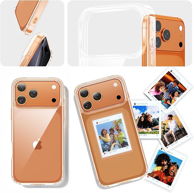 toushion 3 in 1 for iPhone 17 Pro Case Clear, Screen Protector *1 & Camera Lens - Image 6
