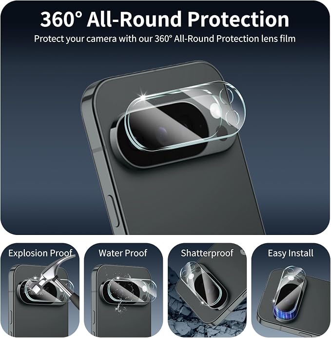 3+3+1-Pack, Screen Protector and Camera Lens Protector - Image 5