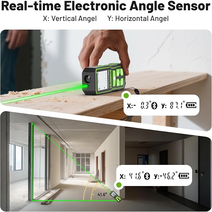Huepar 330Ft Green Laser Measuring Tool - Image 9