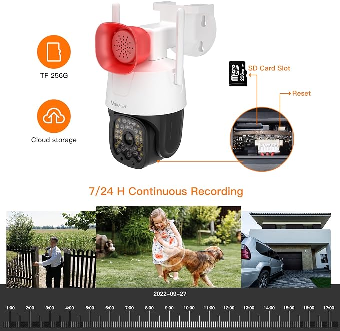 VSTARCAM 3MP Security Camera Outdoor, Home Camera Security, Outdoor WiFi Camera - Image 6