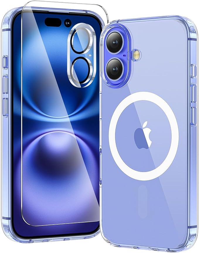 toushion 3 in 1 for iPhone 16 Case Clear by Unknown