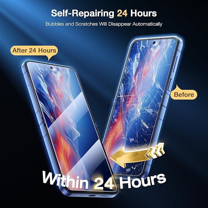 【2+2+2】EGV for Samsung Galaxy Z Flip 7 Screen Protector, Self-Healing Soft TPU - Image 3