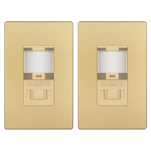 TOPGREENER Occupancy/Vacancy PIR Motion Sensor Light Switch, Learning Function by TOPGREENER