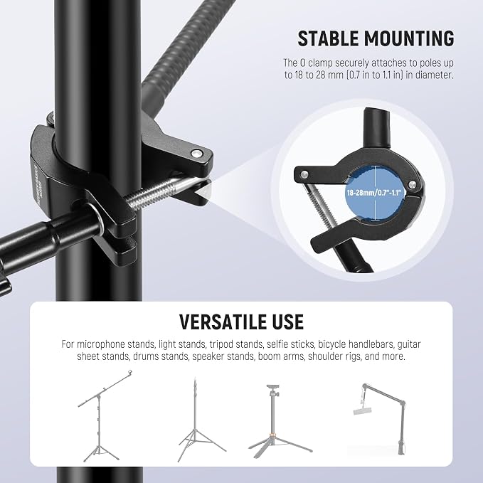 NEEWER BASICS Mic Stand Phone Holder - Image 4