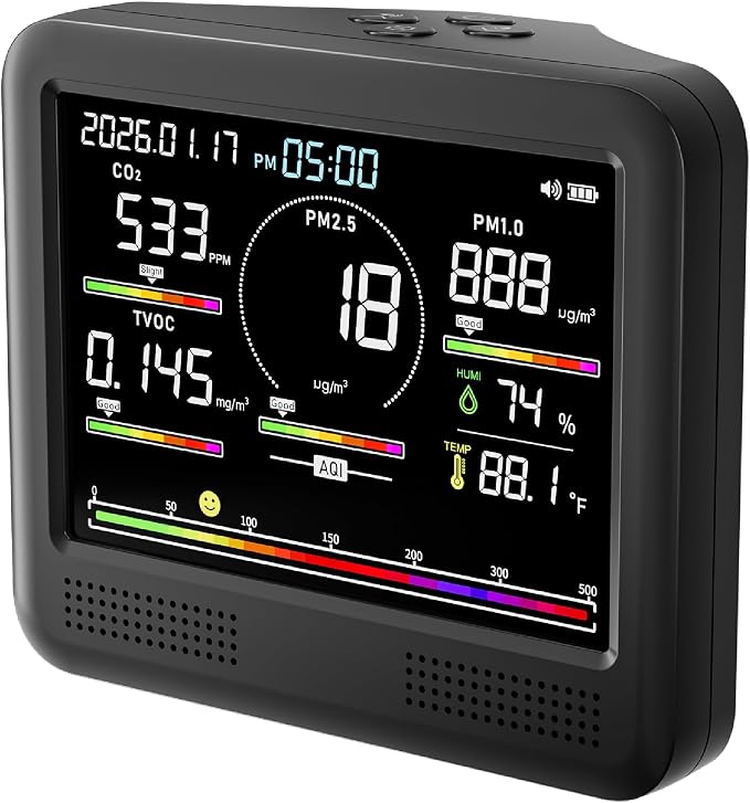 Indoor Air Quality Monitor for Home, CO2 Detector by Unknown
