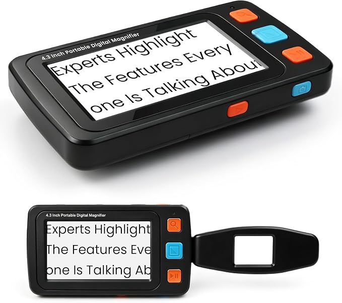 4.3" Digital Video Magnifier, 4X-32X Zoom Aid by Unknown