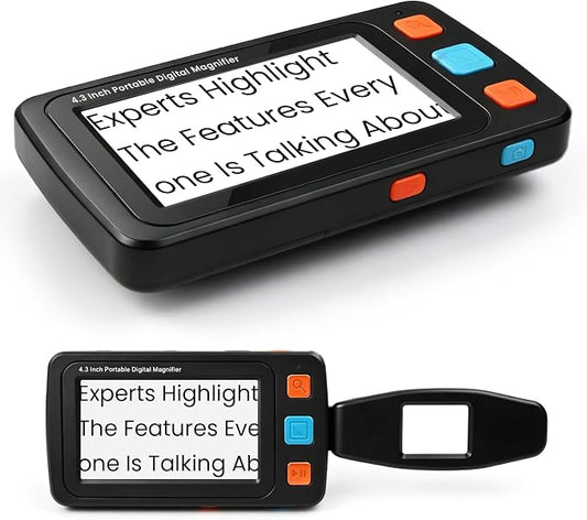 4.3" Digital Video Magnifier, 4X-32X Zoom Aid by Unknown