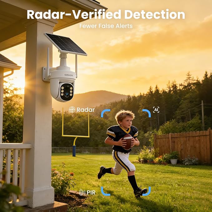 SOLIOM Security Cameras Wireless Outdoor, 6-Camera Solar Security System - Image 4