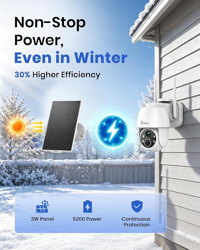 Solar Security Camera Wireless Outdoor, WiFi 6 - Image 4