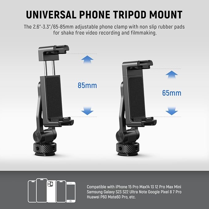 NEEWER Adjustable Phone Tripod Mount - Image 2