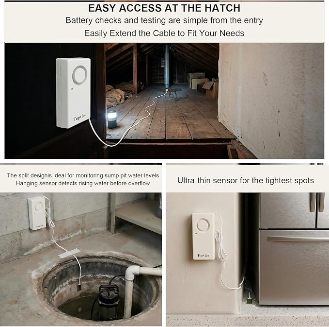 Water Leak Sensor Detector Flood Alarm - Image 6