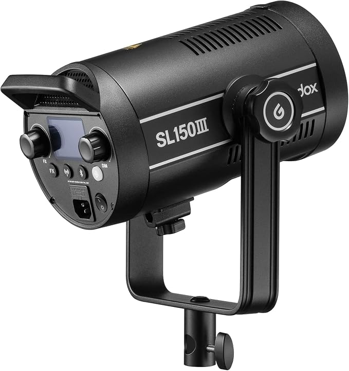Godox SL150III 160W LED Video Light, 600Lux SL150W LED Continuous Light - Image 2