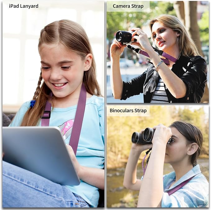 FIEIL Adjustable Shoulder Strap, Nylon Camera Strap, Comfortable Neck Strap - Image 2