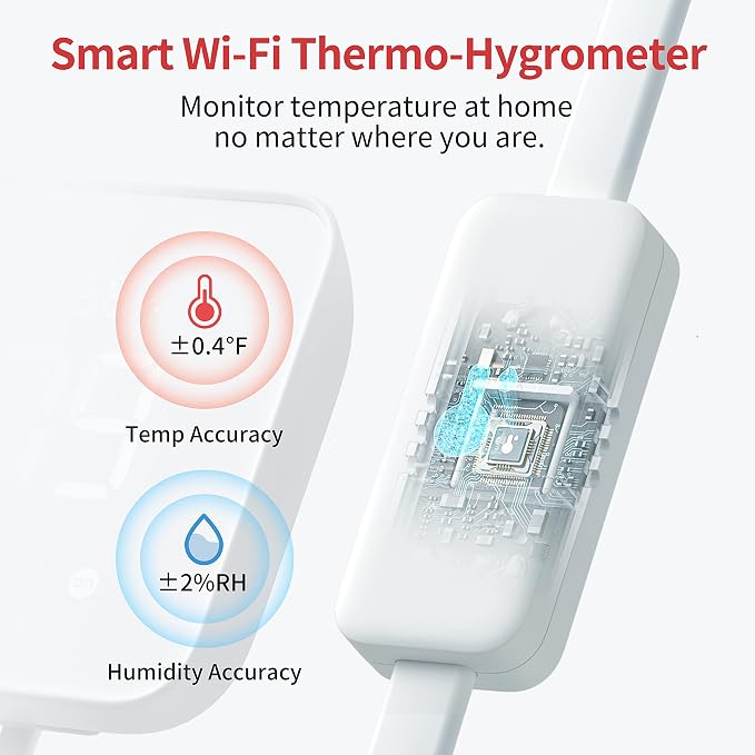 SwitchBot Hub 2, Work as a WiFi Thermometer Hygrometer, IR Remote Control - Image 3