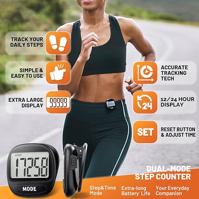 3D Pedometer for Walking Running Sports - Image 2