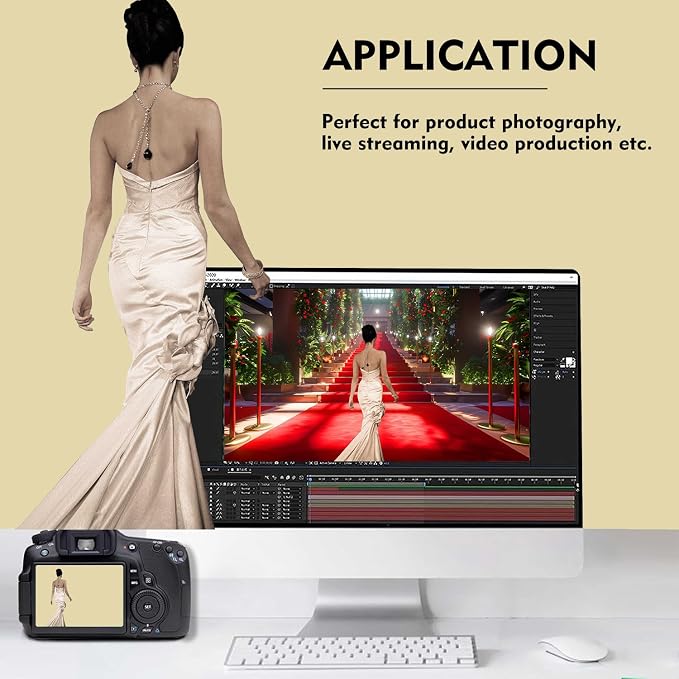 Tan Photography Backdrop for Photoshoot, Photo Backdrop Curtain, Perfect Tan - Image 3