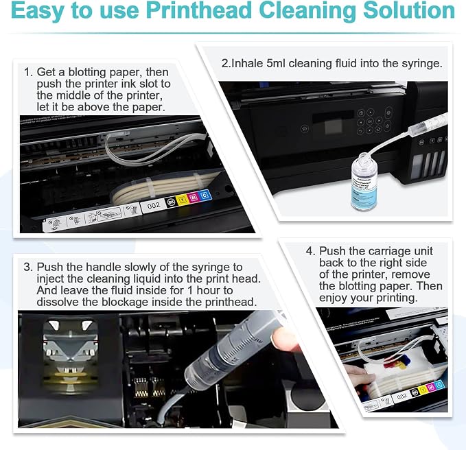 Printer Cleaning Kit for Epson, Printhead Cleaning Kit for HP, Inkjet Printer - Image 5