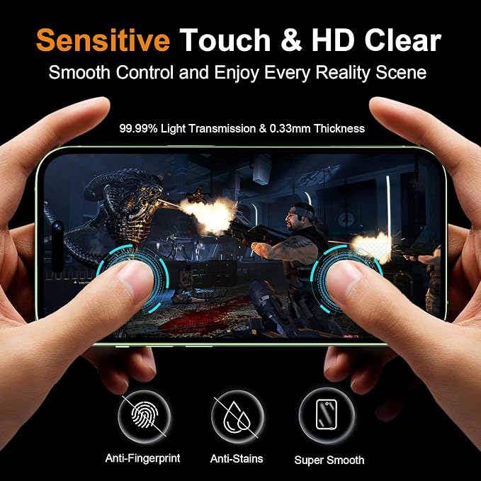 QHOHQ 3 Pack Privacy Screen Protector - Image 3