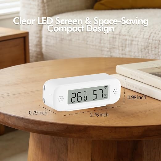 eMylo WiFi Thermometer Hygrometer Sensor, Smart Wireless Indoor Temperature - Image 9