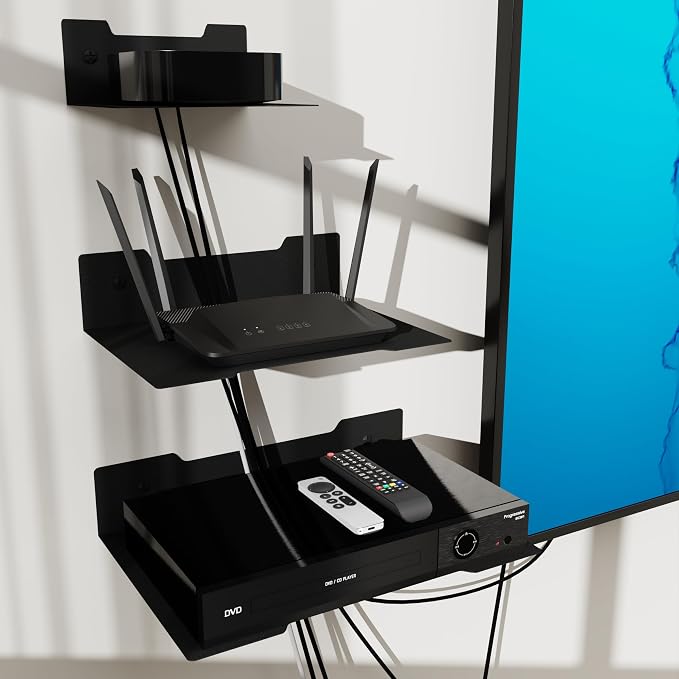 Floating Metal Wall Mount Shelf, Shelf - Image 7