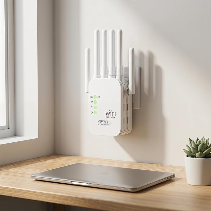 WiFi Extender - 2026 Upgraded Signal Intensifier, 1200Mbps WiFi Extender Signal - Image 2