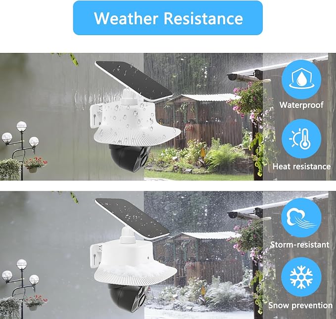 2 Pack Outdoor Camera Rain Sun Cover Compatible - Image 6