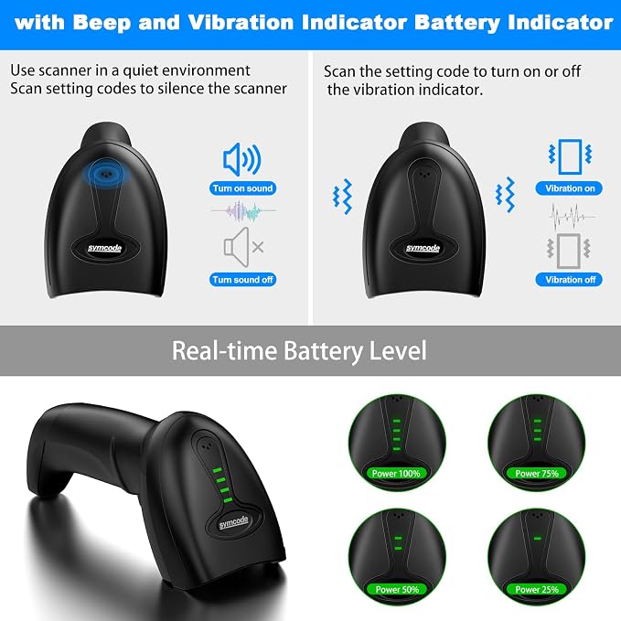Symcode Bluetooth Wireless Barcode Scanner - Image 4