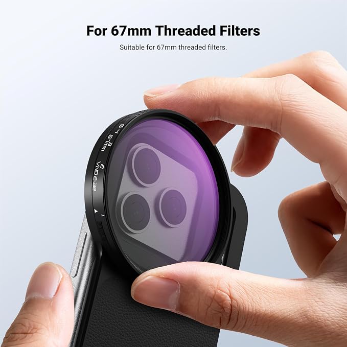 NEEWER 6.9" Magnetic Phone Lens Filter Mount Adapter Backplate Accessories - Image 5