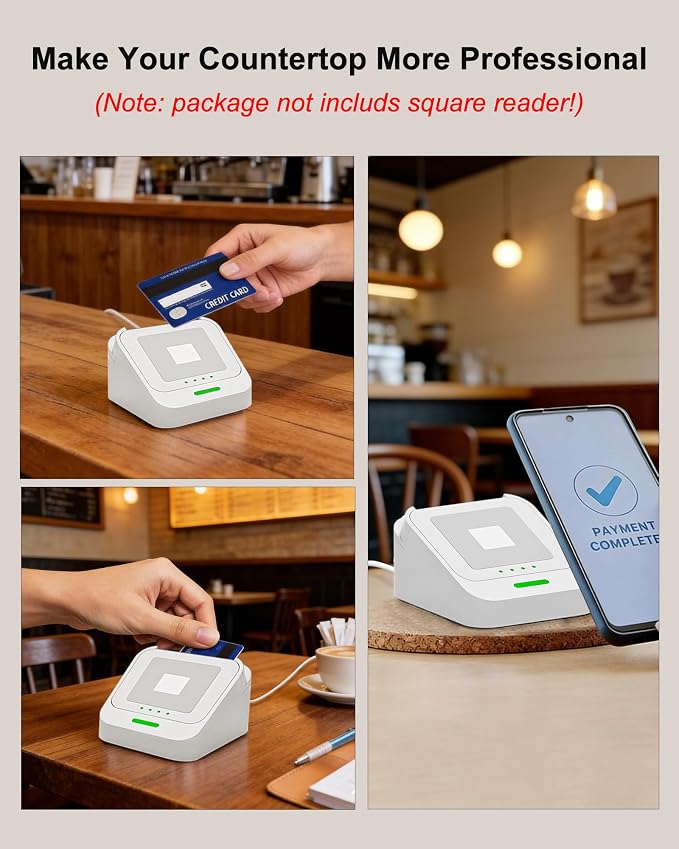 WUKUR Reader Dock for Square Card Reader 2nd Gen, Holder Stand for Square - Image 3