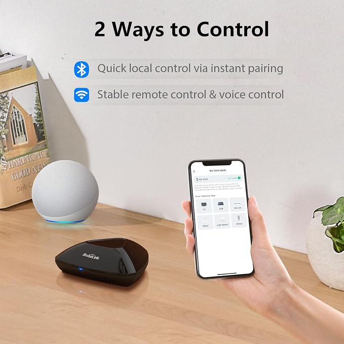 Broadlink RM MAX Smart Home Hub, Wi-Fi & BLE Universal Remote - Image 3
