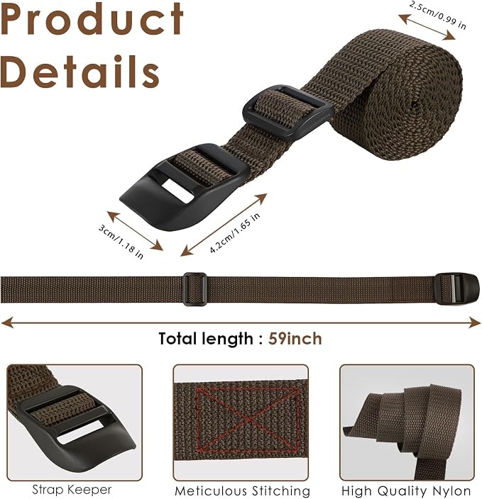 5 Pcs Trail Camera Straps, Nylon Fibre Straps - Image 3